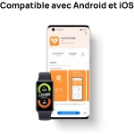 HUAWEI Band 8 Reloj inteligente, pantalla táctil sin bordes, seguimiento del sueño, carga rápida, larga duración, impermeable, compatible con iPhone - Imagen 8
