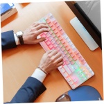 Gatuida Teclado Ratón Mecánico Ratón con Cable Ratón Recargable Ratón Inalambrico Oficina Abdominales Inalámbrico Computadora - Imagen 4