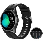 HUAKUA Smartwatch Hombre con Llamadas, 1,3" Round Reloj Inteligente con Podómetro, Esfera de Reloj Personalizada, Monitor Sueño, Podómetro, Pulsómetro Pulsera Actividad para Android iOS - Imagen 1