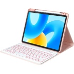 GUPENAA Rosado, Funda Teclado Español (Incluye Ñ) para Huawei Matepad Air 11.5 2023, Retroiluminación de 7 Colores, Teclado Bluetooth Inalámbrico Magnético Desmontable con Ratón - Imagen 2