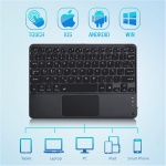 KOOCHUWAH Teclado K08 Bluetooth con Touchpad QWERTY Español, Compatible con iPad Galaxy Tab Tablets Portátil Teléfonos Inteligentes. - Imagen 5