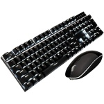Tubayia - Teclado inalámbrico con ratón y retroiluminación LED para Ordenador de sobremesa y portátil - Imagen 4