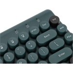 Juego Combinado de Teclado y RatóN, CombinacióN de Teclado y RatóN InaláMbrico Retro Hermosas Fundas ExtraíBles para Llaves de Oficina para Juegos en Casa (Verde) - Imagen 9