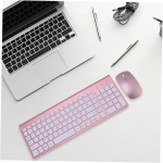 OSALADI Teclado Inalámbrico Y Ratón Teclado Recargable Teclado Inalámbrico Y Teclado Inalámbrico para Juegos Ratones Teclado Teclado Ultrafino Ratones Oficina Ordenador Portátil - Imagen 6