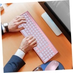 OSALADI Teclado Inalámbrico Y Ratón Teclado Recargable Teclado Inalámbrico Y Teclado Inalámbrico para Juegos Ratones Teclado Teclado Ultrafino Ratones Oficina Ordenador Portátil - Imagen 4