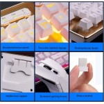 ARCH Mecánico Inalámbrico Teclado Y Raton, Teclado Ergonómico Y Alfombrilla De Ratón, Teclado Mecanico Gaming con Síntomas Teclas Multimedia For El Hogar Computadora De Escritorio - Imagen 2