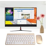 KIMISS Teclado Inalámbrico Ratón Inalámbrico Juego de Teclado Inalámbrico Ratón Ultra Delgado Mute Mini Home Office Cfor OMPuter Accesorios 2.4G (Oro) (Oro) - Imagen 7