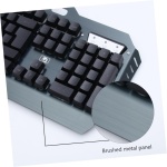 WOFASHPURET 1 Juego Ratón De Computadora Teclado Inalambrico Ratón De Teclado para Juego Ratón De Teclado Inalámbrico De Computadora Ratón del Teclado De La Computadora Brillar Ratón y Teclado - Imagen 2