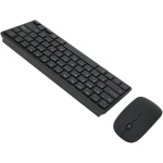 Combo de Ratón y Teclado Inalámbrico de 2,4G, Botón Silencioso Ajustable de 3 dpi, Teclado Ergonómico Negro de 64 Teclas para Escritorio - Imagen 7