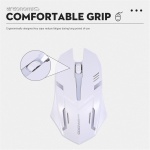 Gatuida 1 Juego Conjunto De Ratón De Teclado Combo y Teclado para Juegos con Cable Teclado Que Brilla En La Oscuridad Teclado con Cable y Oficina Abdominales Inalámbrico - Imagen 7