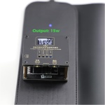Loyobo Alfombrilla de ratón y teclado para juegos con salida de 15 W, carga inalámbrica rápida 730 x 330 mm, alfombrilla de escritorio de piel sintética antideslizante de gran tamaño (extendida, - Imagen 2