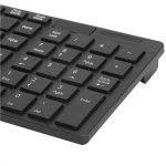 Juego Delgado de Teclado y Mouse inalámbricos, portátil Compacto de 10 m con conexión remota Smart Sleep, combinación de Teclado y Mouse, para PC, Windows, Mac(Negro) - Imagen 9