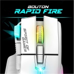 SPIRIT OF GAMER x MK600 | Pack Teclado Ratón Inalámbrico Gamer Blanco Recargable RGB | Diseño QWERTZ Alemán Retroiluminado | Gaming Keyboard Semi Mecánico | Wireless Mouse 4800 DPI | PS4/PS5, PC, Xbox - Imagen 7