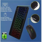 Teclado y Raton inalambricos retroiluminado (Black) - Imagen 6