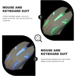 Gatuida 1 Juego Conjunto De Ratón De Teclado Combo y Teclado para Juegos con Cable Teclado Que Brilla En La Oscuridad Teclado con Cable y Oficina Abdominales Inalámbrico - Imagen 4