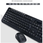 Teclado y Raton Combinación Universal De Teclado Y Mouse Juego De Teclado Y Mouse Inalámbricos Ergonómicos 2.4G Combo de Teclado y Ratón - Imagen 5