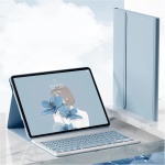 GUPENAA Negro, Funda con Teclado para Huawei Matepad Air 12 (2024), Contiene Ñ, Teclado Bluetooth Inalámbrico Magnético Desmontable con Ratón - Imagen 6