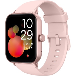 TOOBUR Reloj Inteligente Mujer con Alexa, 1.8" smartwatch Deportivo con 100 Deportes, Recibir y Contestar Llamadas, Podómetro y pulsómetro, IP68 Impermeable Nadar, Compatible con Android iOS