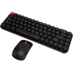 WINH Combinación de Ratón y Teclado Inalámbrico, Mini Combinación de Ratón y Teclado Portátil Conexión Inalámbrica de 2,4G Ahorro de Energía para el Hogar (Negro) - Imagen 7