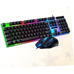 Gadpiparty Colocar Teclado De Computadora con Cable Teclado Led Teclado Inalambrico Led Teclado Inalambrico Mecanico Teclado Mecanico Inalambrico Teclado con Cable Ratón y Teclado USB - Imagen 9