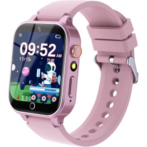 Reloj Inteligente Niño, Smartwatch Niños con 26 Juegos HD Cámara Alarma Reproductor de Música Podómetro Caloría Pantalla Táctil, Reloj Niño Juguetes Regalos para Niños Niñas 4-12