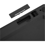 Teclado Inalámbrico de 2,4G Y 78 Teclas, Juego de Teclado Y Ratón con Botones de Ratón de 4 Teclas, Juego de Teclado Pequeño para Ordenador Portátil(Negro) - Imagen 6