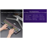 ARCH Teclado Y Raton Inalambrico De Combinado con Teclas Multimedia 104 Teclas del Teclado, Teclado Tecnología 2.4G / Inalámbrico Dual Modo, Teclado Mecanico Gaming For El Ordenador del Ordenador - Imagen 3