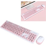 Bewinner Combo de Ratón y Teclado Inalámbrico con Diseño de Estilo Punk, Juego de Ratón y Teclado Inalámbrico con Lindas Teclas Redondas para Computadora Portátil de Escritorio - Imagen 8