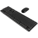 Teclado y Ratón Inalámbricos, Teclado Inalámbrico para Juegos, Conexión Estable de 2,4 GHz con Receptor para PC (Black) - Imagen 5