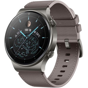 HUAWEI Watch GT 2 Pro Reloj Inteligente, Pantalla AMOLED táctil, 14 días de autonomía, GPS&GLONASS, SpO2, más de 100 Modos de Entrenamiento, Llamadas vía Bluetooth, Funciona con iOS/Android,Gris