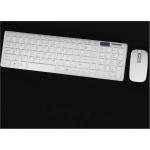 Fvoagaou Teclado delgado inalámbrico + ratón óptico inalámbrico para PC y portátil - Imagen 2