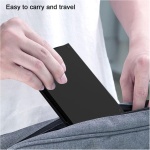 JUCHRZEY Teclado Inalámbrico Plegable Ratón Compatible con Teclado Ultrafino Plegable Soporte para Teléfono Tableta 3 Modos Recargable para iOS/Android Tablet Teléfono - Imagen 3