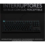 Logitech G Pro TKL Teclado Gaming Mecánico sin Teclado numérico, Teclas GX-Clicky Azules, RGB Lights & 305 Lightspeed Ratón Gaming Inalámbrico, Captor Hero 12K, 12,000 dpi, Ultra-Ligero - Imagen 4