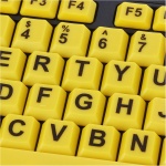 SWEETWU - Teclado con cable USB para ancianos y de baja visión con cable USB para el anciano y el ratón inalámbrico - Imagen 3