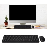 Combo De Ratón Y Teclado Inalámbrico 2 4G A Prueba De Agua 104 Teclas ABS 1600dpiJuego De Teclado Y Ratón Inalámbrico para Oficina - Imagen 7