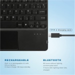 KOOCHUWAH Teclado K08 Bluetooth con Touchpad QWERTY Español, Compatible con iPad Galaxy Tab Tablets Portátil Teléfonos Inteligentes. - Imagen 6