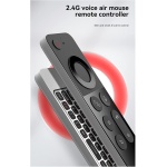 Wresetly W3 2.4G Ratón inalámbrico de voz control remoto mini teclado para TV BOX//control remoto giroscopio - Imagen 5