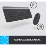 Logitech MK470 Combo Teclado y Ratón Inalámbrico para Windows, Disposición QWERTY Inglés Reino Unido, Gris - Imagen 5