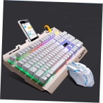 Veemoon Teclado para Juegos Raton Gaming Cable Raton Gaming con Cable teclados inalambricos para computadoras Teclado inalambrico y ratón de computadora teclados de computadora Teclado USB - Imagen 3