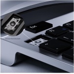 MDWZH Teclado y Raton Teclado Y Ratón Compatible con Teclado Y Ratón Bluetooth Inalámbrico Recargable Multidispositivo Combo de Teclado y Ratón(Black) - Imagen 3