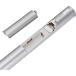 DELURA Ratón inalámbrico, cómodo ergonómico con Revestimiento UV, Juego de Teclado y ratón, Teclas grabadas, 78 Teclas for el hogar/5 (Color : Silver) - Imagen 9