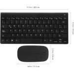 Veemoon 1 Juego De Teclado Y Ratón Inalámbricos Teclado Inalámbrico Suministro De Ratón Inalámbrico para Ordenador - Imagen 2