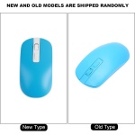 Teclado de Ratón Inalámbrico de 2,4G, Combo de Teclado y Ratón Resistente a la Decoloración Inalámbrico de 2,4G para Juegos de Ordenador con Transmisión de 10m (Blue) - Imagen 4