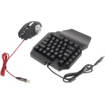 Juego de Convertidor de Ratón y Teclado para Juegos Móviles, Adaptador de Ratón y Teclado Mecánico RGB Inalámbrico con Cable Combo con Fundición de Pantalla - Imagen 7