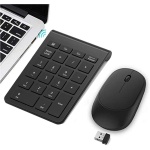 Dioche , Almohadilla Numérica para Ordenador Portátil y Ratón Inalámbrico, Combo de 2,4G, Inalámbrico Ultradelgado, Interruptor de 22 Teclas, Teclado Gratuito y Paquetes de Ratón - Imagen 5