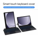 GUPENAA Funda con Teclado para Samsung Galaxy Tab A9+/A9 Plus 11'' 2023 (SM-X210/X216/X218), Contiene Ñ, 7 Colores Retroiluminados, Teclado Bluetooth Inalámbrico Magnético Desmontable con Ratón - Imagen 2