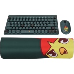 Juego Combinado de Teclado y RatóN, CombinacióN de Teclado y RatóN InaláMbrico Retro Hermosas Fundas ExtraíBles para Llaves de Oficina para Juegos en Casa (Verde) - Imagen 7