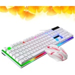 ARTIBETTER Colocar Ratón con Cable USB Accesorios De Juego Teclado Led y Teclado USB y Teclado Iluminado Teclado con Cable De Computadora Teclado Inalambrico Teclado Cableado - Imagen 3