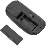Teclado Inalámbrico de 2,4G Y 78 Teclas, Juego de Teclado Y Ratón con Botones de Ratón de 4 Teclas, Juego de Teclado Pequeño para Ordenador Portátil(Negro) - Imagen 7