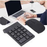 Yosoo Health Gear Almohadilla Numérica Inalámbrica y Ratón, Teclado Numérico Inalámbrico USB de 2,4 GHz, Teclado Numérico Ultra Delgado y Ratón con 18 Teclas para Ordenador Portátil, PC y Ordenador - Imagen 8